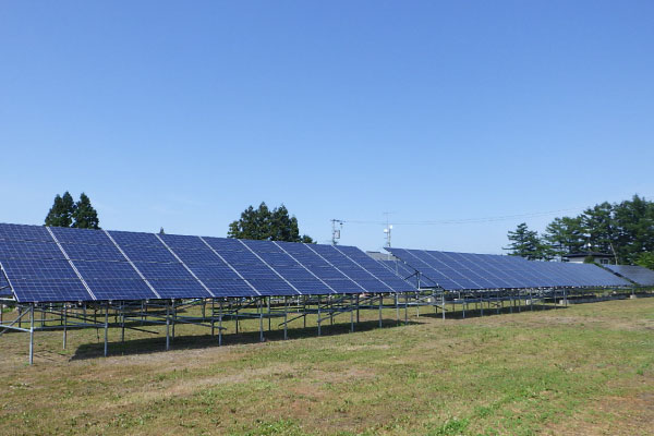 再生可能エネルギー設備：太陽光発電設備